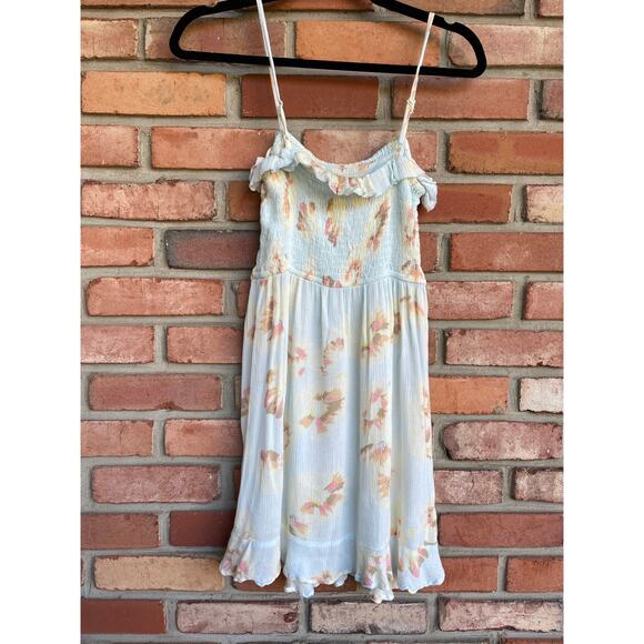 Urban Outfitters, Size Small, Sheer Floral Mini Dress, Fit & Flare, Fairy, EUC - Picture 5 of 7
